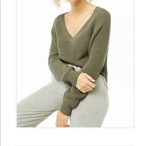 Forever 21 Crop Knit Sweater